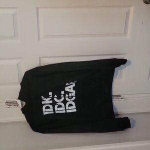 DKNY Black Hoodie Sweatshirt